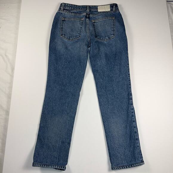 Revolve GRLFRND The Kate Low Rise Slim Crop Jeans Y2K Hidden Hills Wash Size 24 - Picture 11 of 14